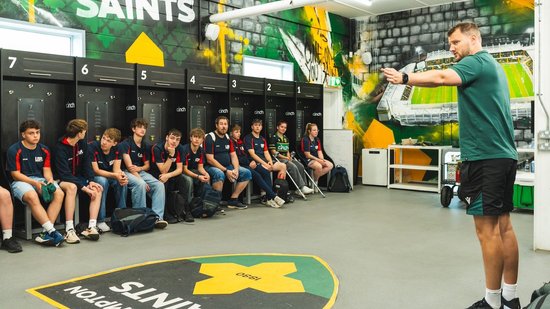 The LDP group visited Saints at cinch Stadium at Franklin’s Gardens