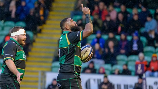 Temo Mayanavanua of Northampton Saints