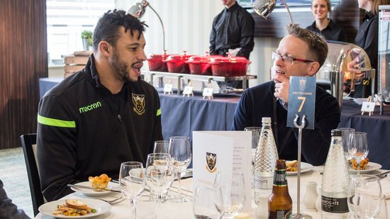 Enjoy our Directors Experience hospitality on a matchday at Franklin's Gardens