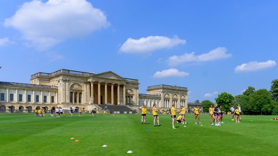 Northampton Saints and Loughborough Lightning Community residential camps at Stowe School.