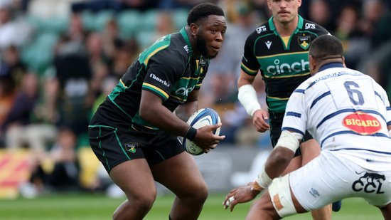 Emmanuel Iyogun of Northampton Saints