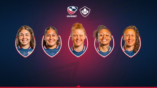 Loughborough Lightning have had five players named in the USA Eagles side to face Canada.