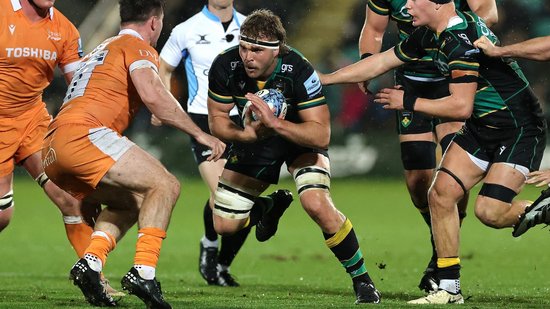 Angus Scott-Young of Northampton Saints