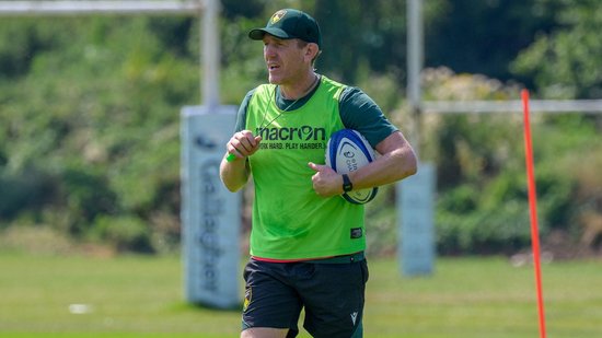 Northampton Saints’ head coach Sam Vesty