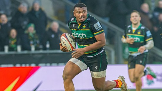 Northampton Saints’ Tarek Haffar during the 2024/25 season.