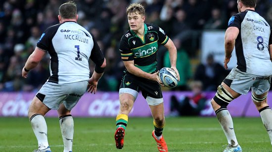 Fin Smith of Northampton Saints
