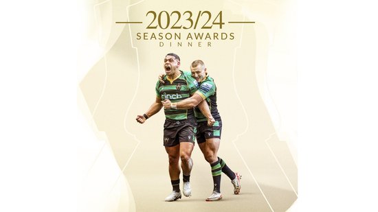 Northampton Saints’ 2023/24 Season Awards Dinner is on 14 May