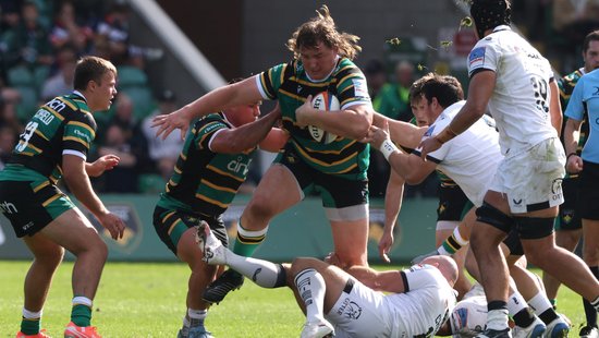 JJ Van Der Mescht of Northampton Saints