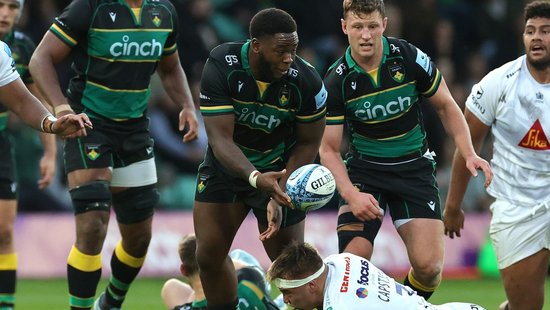 Emmanuel Iyogun of Northampton Saints