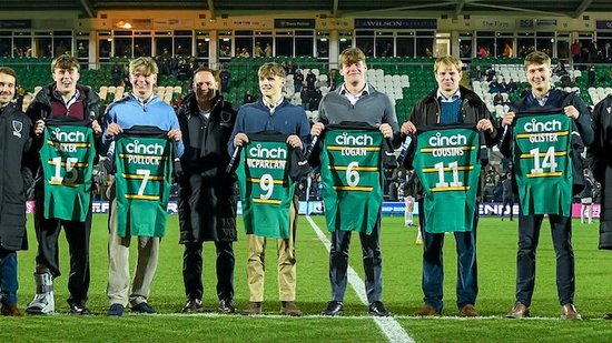 Six starlets have signed for Northampton Saints