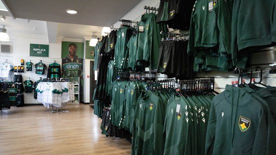 The Saints Store at cinch Stadium at Franklin’s Gardens