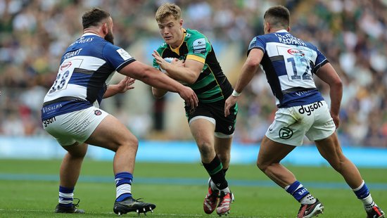Fin Smith of Northampton Saints