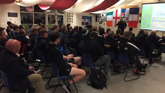 Northampton Saints' Coach Education programme is devised to improve the rugby coaching throughout the region.