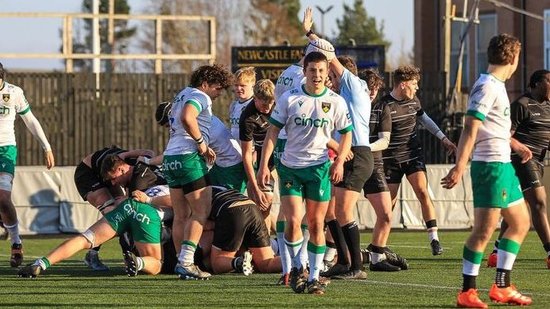 Northampton Saints U18 Academy against Newcastle Falcons, January 2025