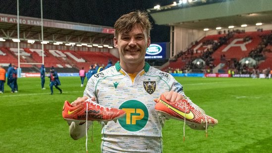 George Furbank is auctioning his Movember boots
