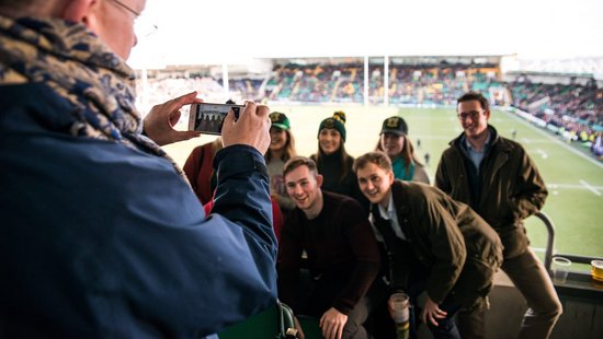 Enjoy our Executive Boxes on matchday at Franklin's Gardens