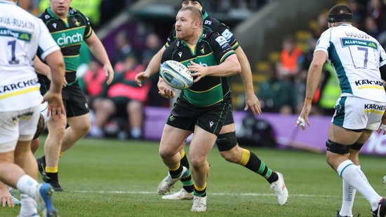 Tom West of Northampton Saints