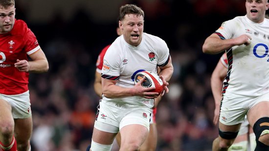 Northampton Saints’ Fraser Dingwall features for England.