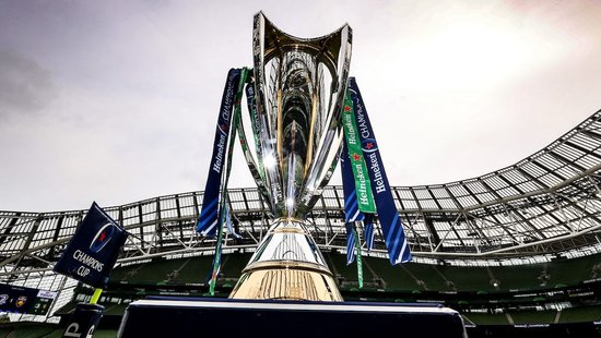 The Heineken Champions Cup trophy