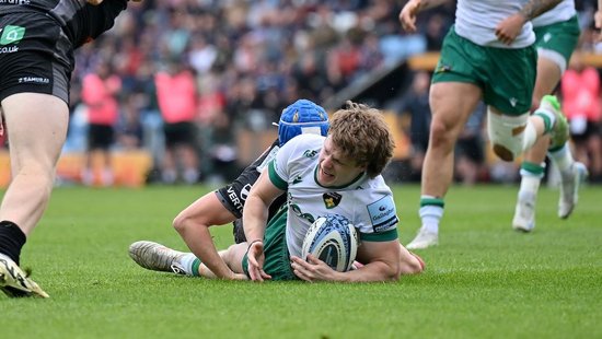 Jake Garside of Northampton Saints