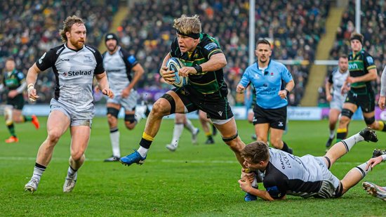 Henry Pollock of Northampton Saints.