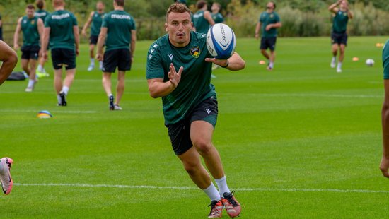 Northampton Saints’ Curtis Langdon during the 2024/25 season.