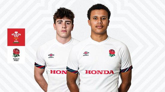 Aiden Ainsworth-Cave and Jonny Weimann of Northampton Saints and England U20.