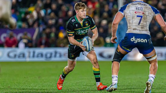 Fin Smith of Northampton Saints