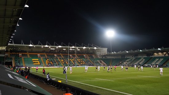 Franklin's Gardens welcomed crowds back through the gates