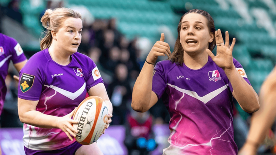 Daisy Hibbert-Jones and Lilli Ives Campion of Loughborough Lightning.