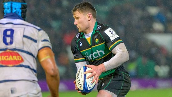 Fraser Dingwall of Northampton Saints, playing against Castres.