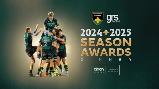 Northampton Saints will host their Season Awards in May