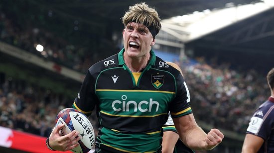 Alex Coles of Northampton Saints.