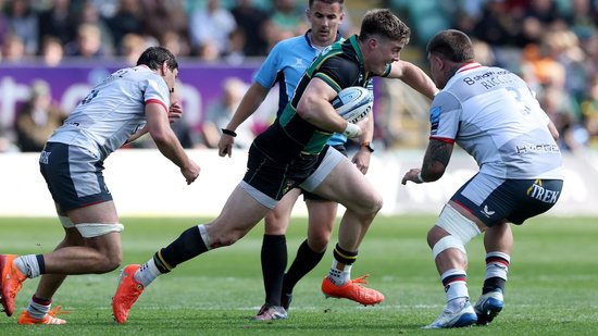 Tommy Freeman of Northampton Saints