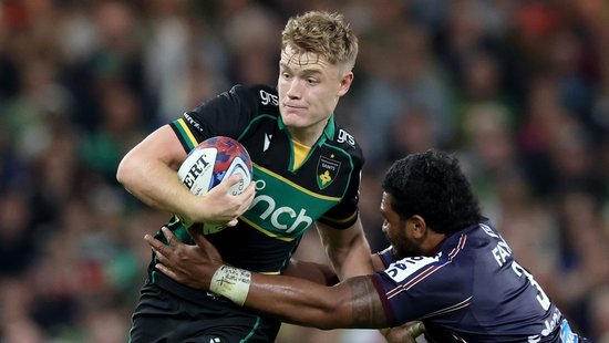 Fin Smith of Northampton Saints
