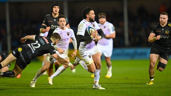 Matt Proctor in action for Northampton Saints