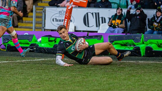 Northampton Saints’ Will Glister during the 2024/25 season
