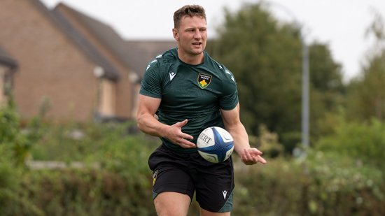 Northampton Saints‘ Fraser Dingwall during the 2024/25 season.