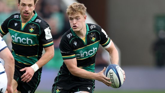 Fin Smith of Northampton Saints