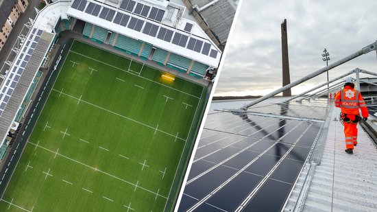 Solivus have installed 600 solar panels at Franklin’s Gardens