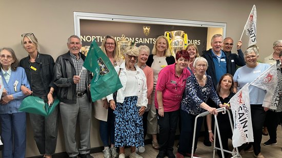 Northampton Saints Foundation’s Memory Cafe to continue thanks to CareTech Foundation donation