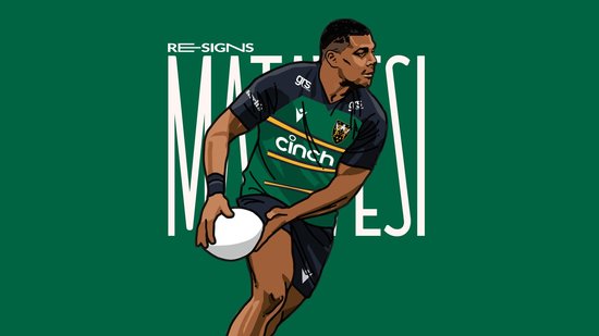 Joel Matavesi has signed a new deal to remain at Northampton Saints.