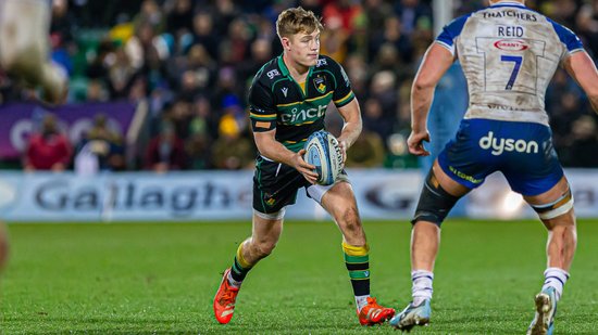 Fin Smith of Northampton Saints