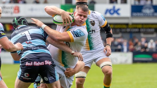 Reuben Logan of Northampton Saints