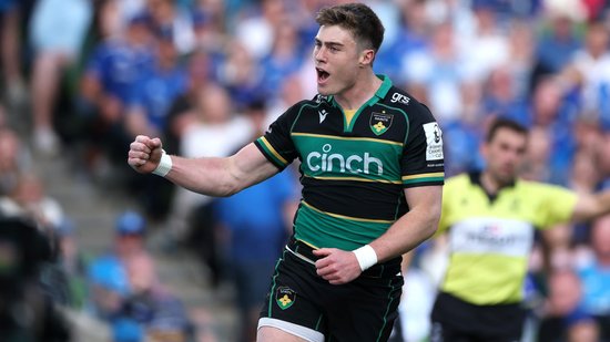 Tommy Freeman of Northampton Saints