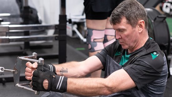 Shape Up With Saints session at the gym at cinch Stadium at Franklin’s Gardens.