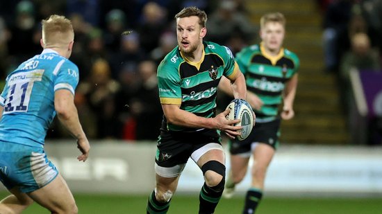 Rory Hutchinson has signed a contract to remain at Northampton Saints