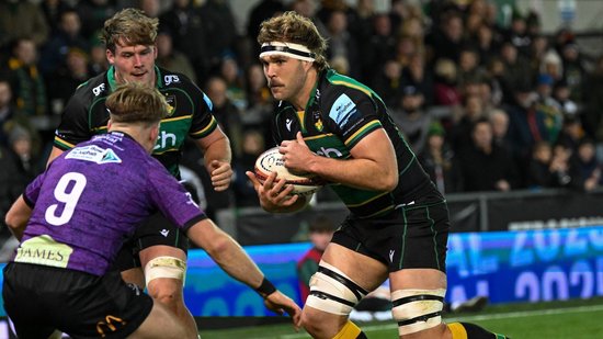 Angus Scott-Young of Northampton Saints