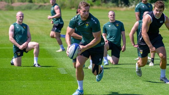 Northampton Saints’ Rory Hutchinson during the 2024/25 season.