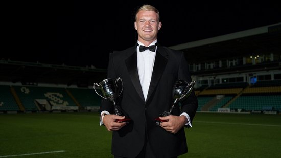 David Ribbans claimed the Supporters’ and Players’ Player of the Season double